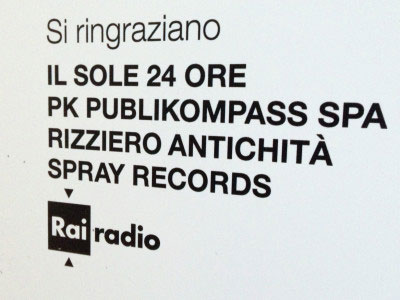 Ringraziamenti